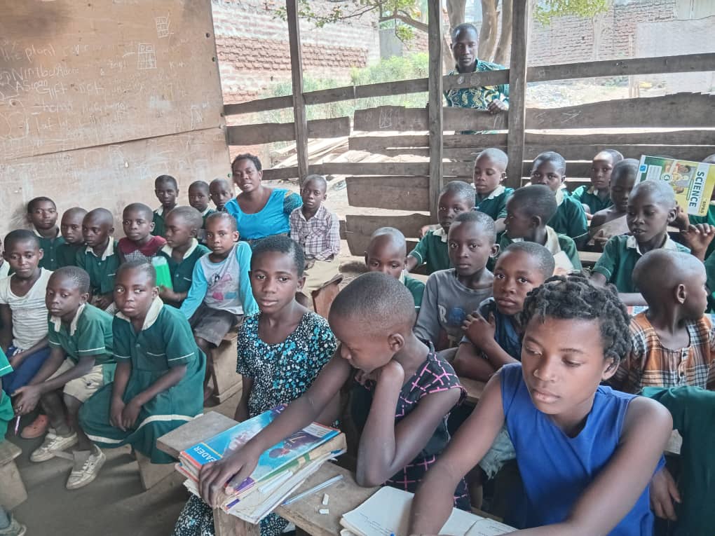 Pupils in class